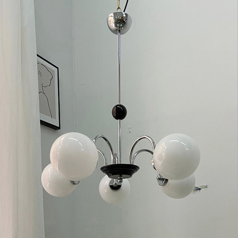 Moderner künstlerischer Anhänger Light Glass Globe Kronleuchter für Wohnzimmer