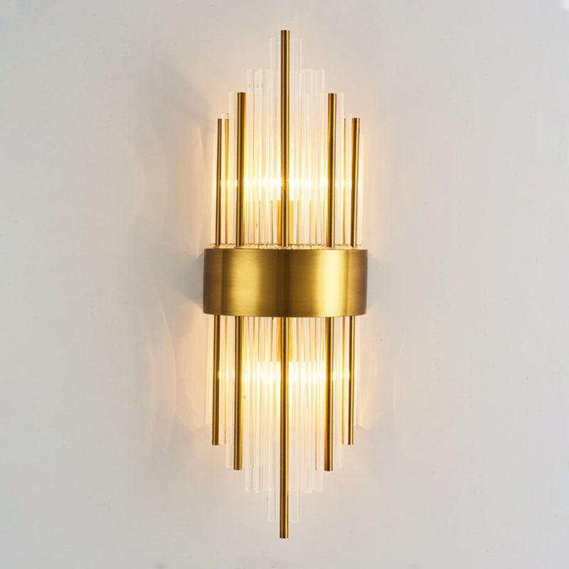 Moderne Röhrchen Wandmontierte Leuchte Glas 3 Lichter Wandleuchte Armaturen