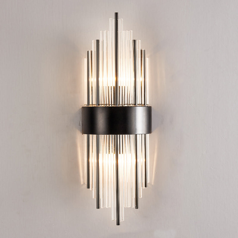 Moderne Röhrchen Wandmontierte Leuchte Glas 3 Lichter Wandleuchte Armaturen