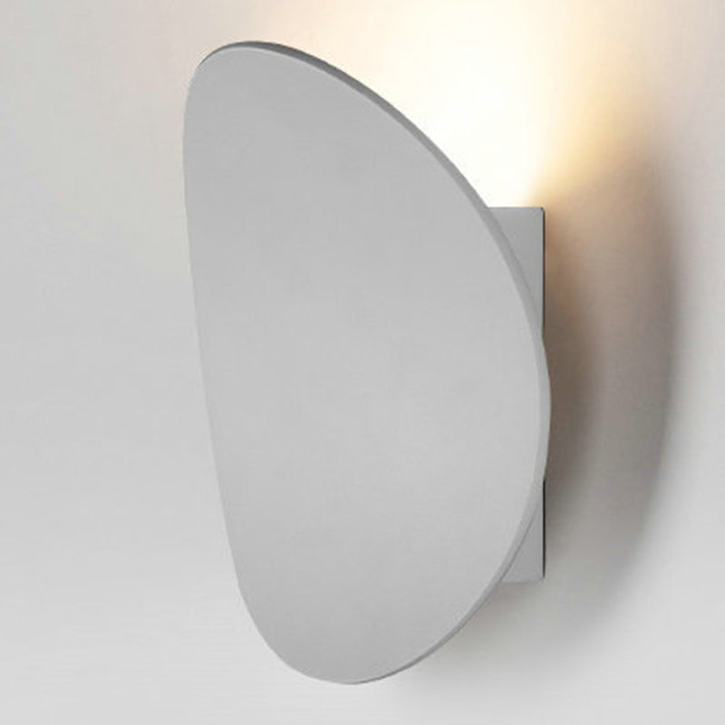 Moderner Kreis LED -Wandlampe Metall 1 Licht Wandbeleuchtung