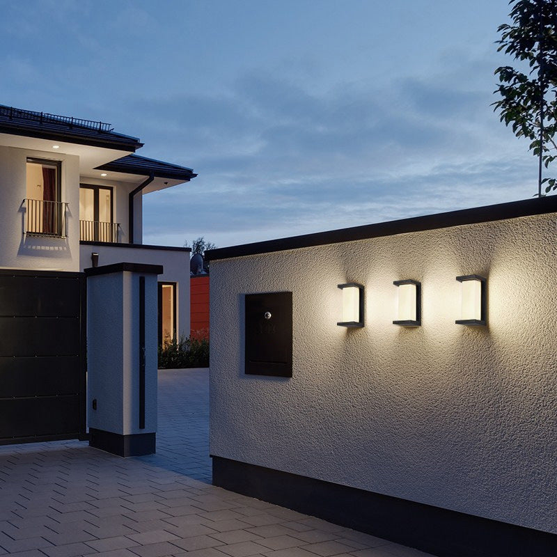 Moderner Stil Geometrischer LED -Wandlampen -Acryl 1 Lichtwandbeleuchtung