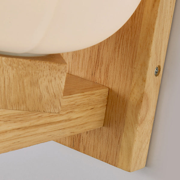 Einzigartige Schatten Wandbeleuchtung moderner Glas 1 Lichter Leuchten Lampe mit Lampenschirm