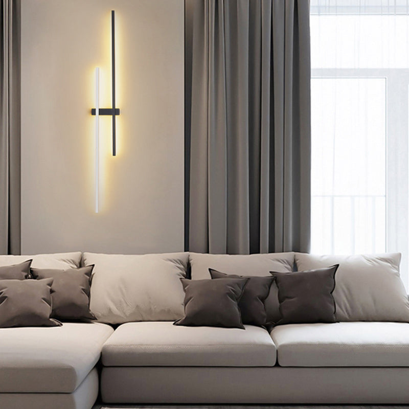 Lineare Wandbeleuchtungsvorrichtungen moderner Acryl 2 Leuchten LED -Wandlampe