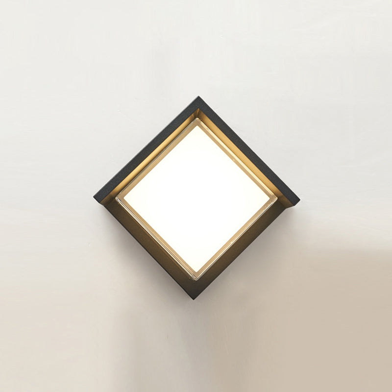 Geometrische Wandbeleuchtung in modernem Acryl 1 leichte LED -Wandlampe im modernen Stil