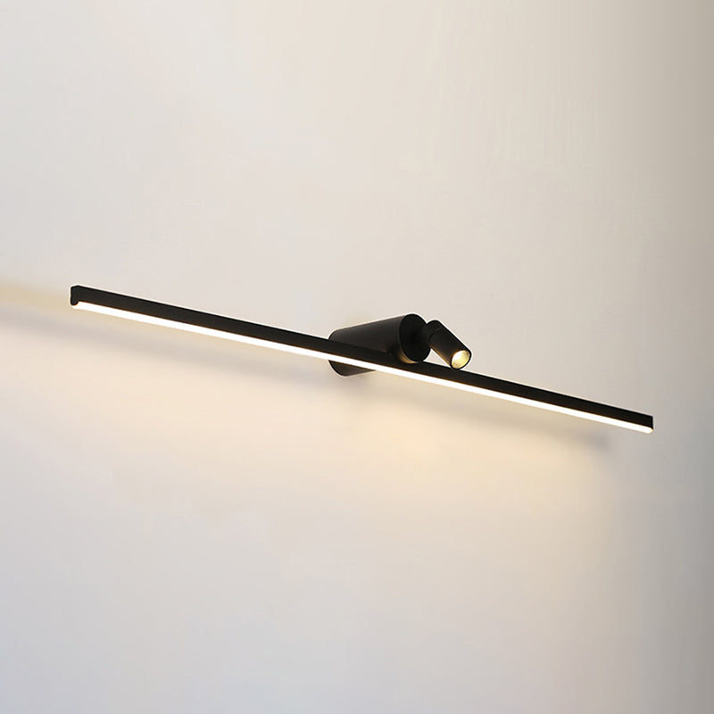 Linear Wall Sconce Lights Modern Metal 2 Light Sconce Lightture pour salle de bain