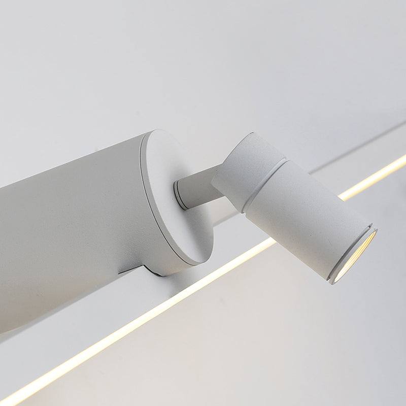 Linear Wall Sconce Lights Modern Metal 2 Light Sconce Lightture pour salle de bain