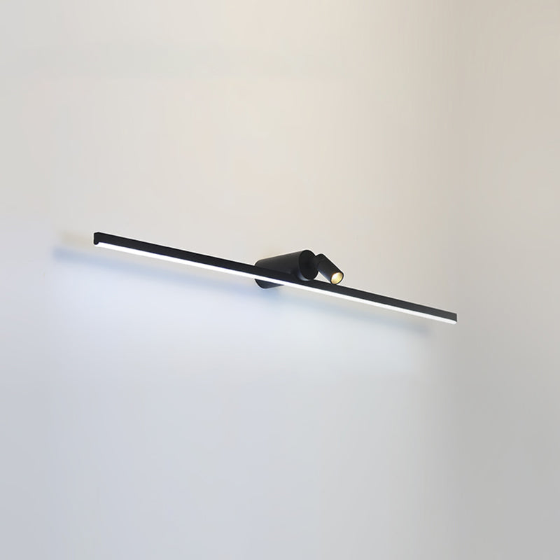 Linear Wall Sconce Lights Modern Metal 2 Light Sconce Lightture pour salle de bain