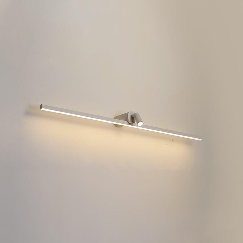 Linear Wall Sconce Lights Modern Metal 2 Light Sconce Lightture pour salle de bain