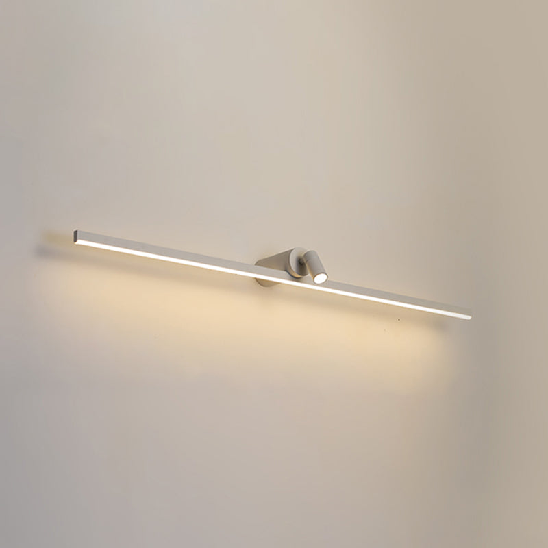 Linear Wall Sconce Lights Modern Metal 2 Light Sconce Lightture pour salle de bain