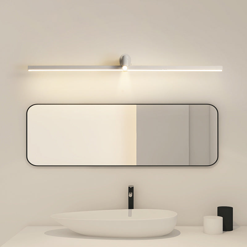 Linear Wall Sconce Lights Modern Metal 2 Light Sconce Lightture pour salle de bain