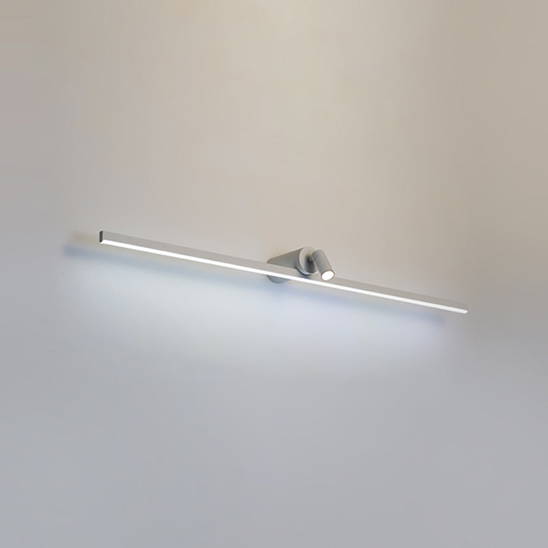 Linear Wall Sconce Lights Modern Metal 2 Light Sconce Lightture pour salle de bain