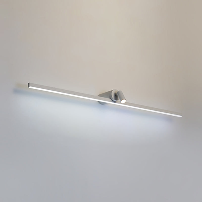Linear Wall Sconce Lights Modern Metal 2 Light Sconce Lightture pour salle de bain