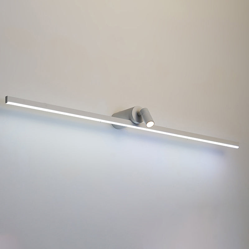 Linear Wall Sconce Lights Modern Metal 2 Light Sconce Lightture pour salle de bain