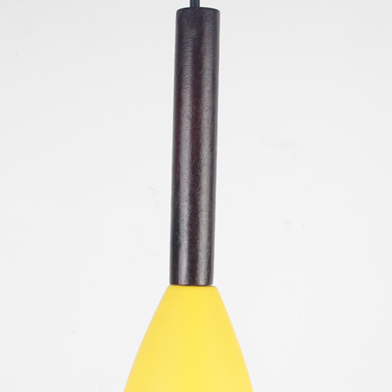 Cone Macaron Pendant Light in Modern Creative Style Lacquered Aluminium Hanging Lamp