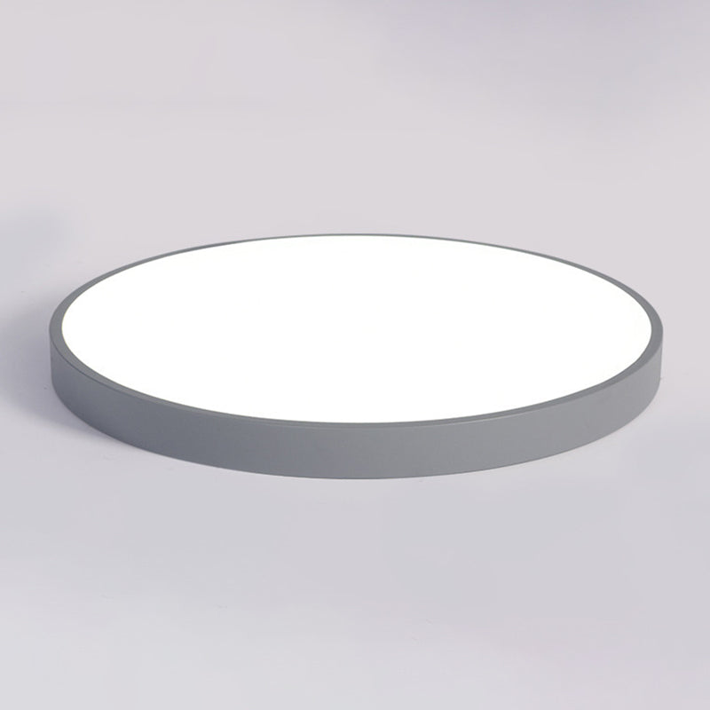 Modern Simple Macaroon LED Ceiling Lamp Acrylic 1 Light for Living Room Study