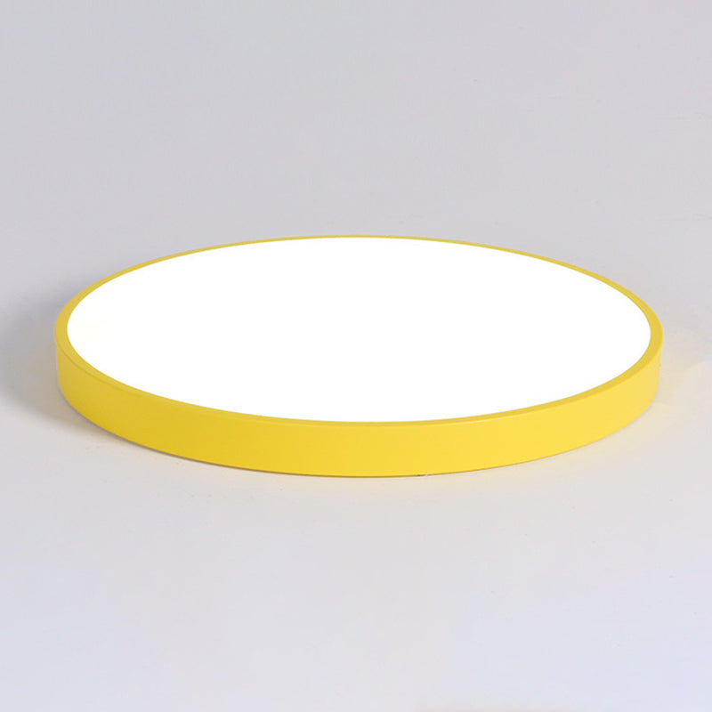 Modern Simple Macaroon LED Ceiling Lamp Acrylic 1 Light for Living Room Study