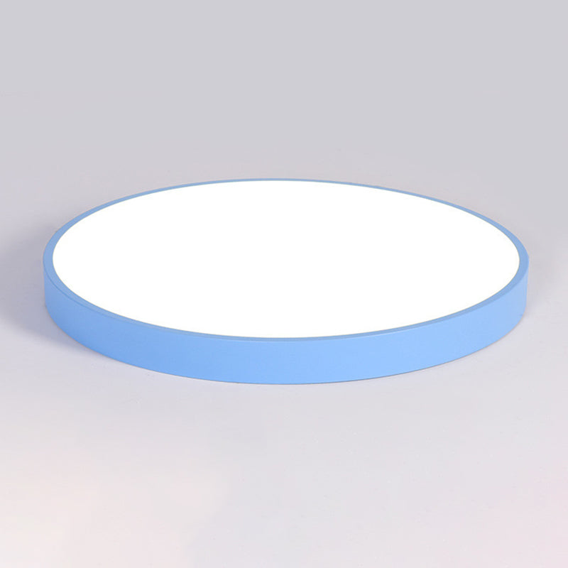 Modern Simple Macaroon LED Ceiling Lamp Acrylic 1 Light for Living Room Study