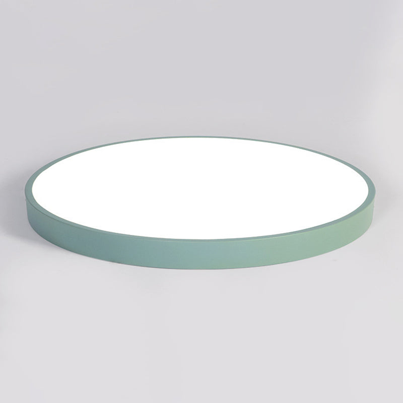 Moderne eenvoudige Macaroon LED-plafondlamp acryl 1 licht voor woonkamerstudie
