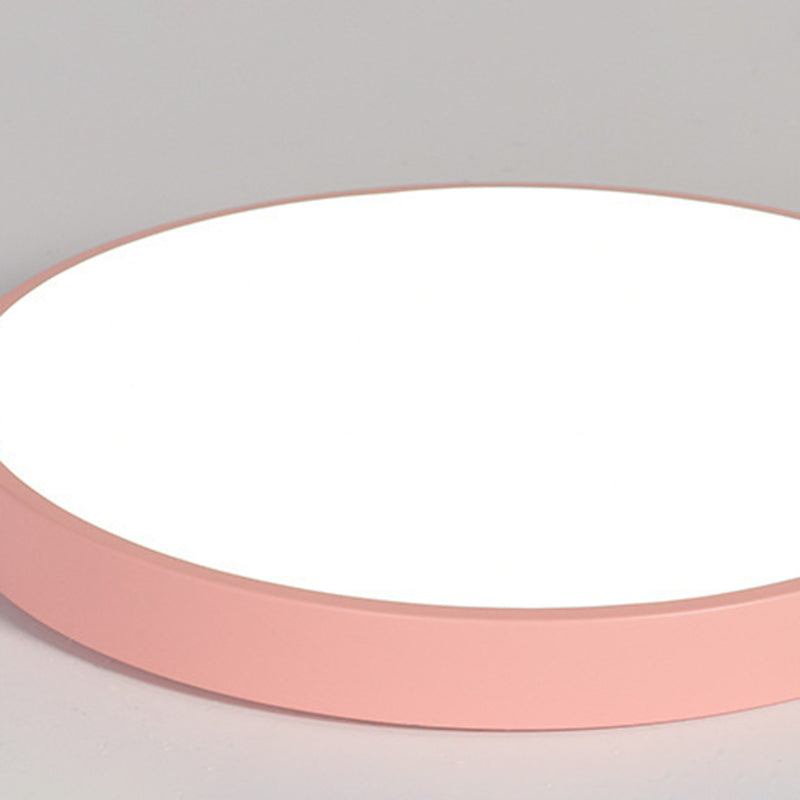 Moderne eenvoudige Macaroon LED-plafondlamp acryl 1 licht voor woonkamerstudie