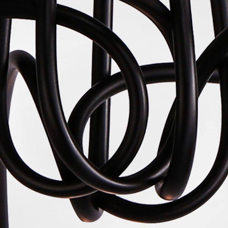 Industrial Style Ceiling Light Metal Multi Head Semi Flush-mount Lamp for Living Room