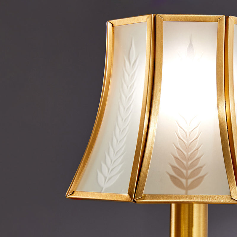 Multi-Head Chandelier Light Traditional Barrel Pendant Lamp with White Glass Shade