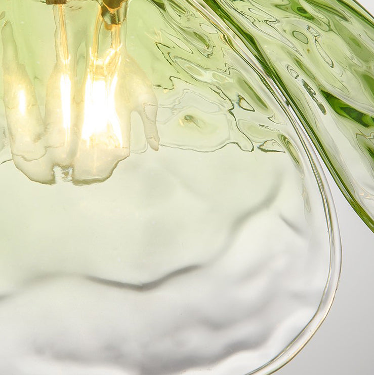 Farbenfrohe Blumenform hängen hängendes Flussglas 1 leichte Anhängerlampe für das Restaurant