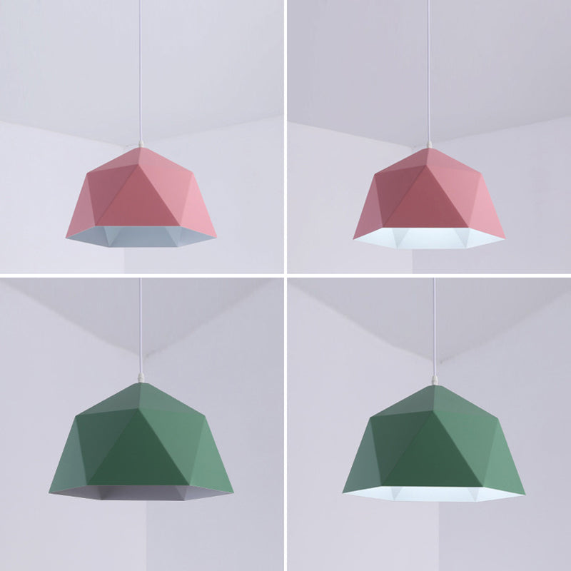 Geometrische Form hängend hängendes hängendes nordisches Metall -Metal -1 -Anhänger -Lampe für das Restaurant