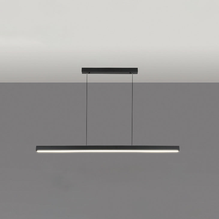 Simplicity Contemporary Island Light Acrylic Long Strip Hanging Lamp for Dining Room