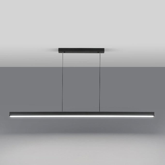 Simplicity Contemporary Island Light Acrylic Long Strip Hanging Lamp for Dining Room