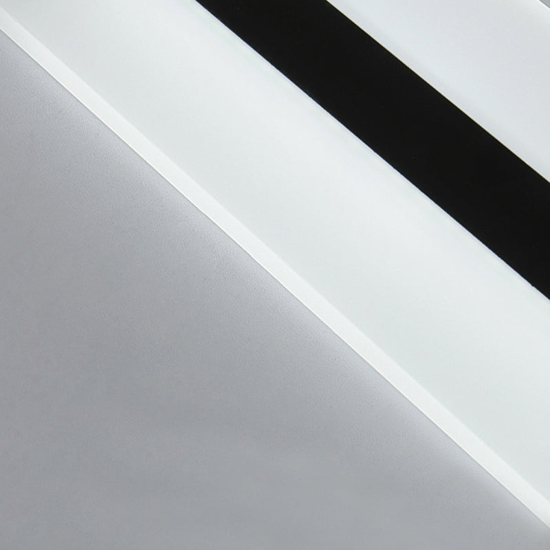 Black Island Lighting Fixtures Modern Style LED Hanging Lamp for Dining Room