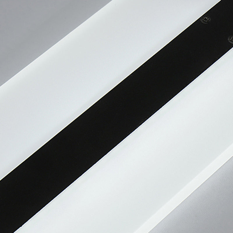 Black Island Lighting Fixtures Modern Style LED Hanging Lamp for Dining Room