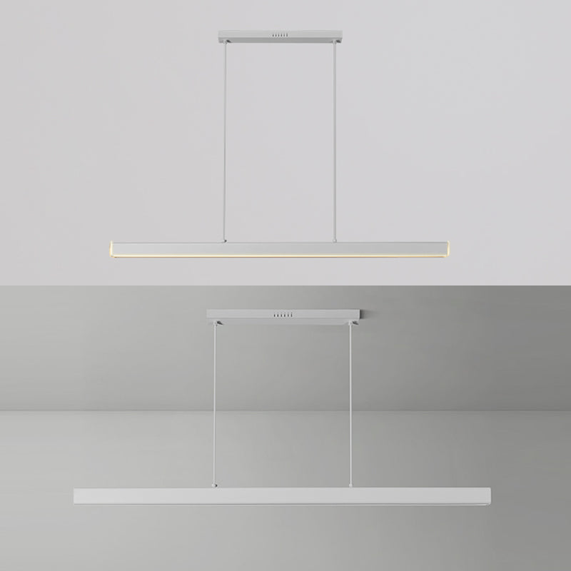 Simplicity LED Island Lighting Fixtures Dining Room Long Strip Hanging Lamp