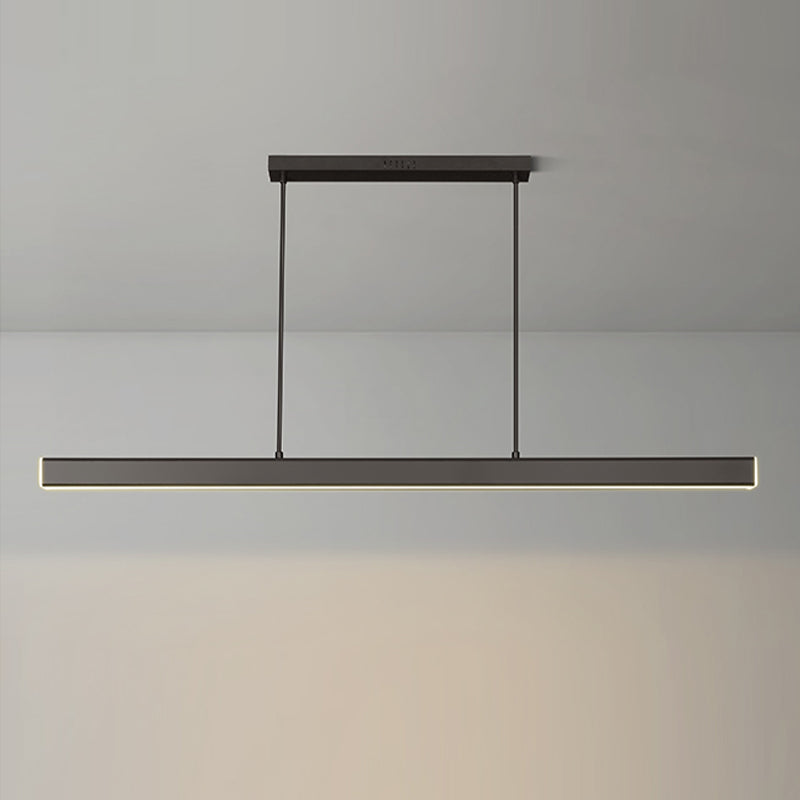 Simplicity LED Island Lighting Fixtures Dining Room Long Strip Hanging Lamp
