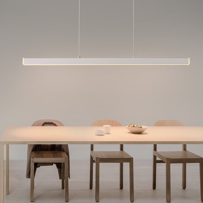 Simplicity LED Island Lighting Fixtures Dining Room Long Strip Hanging Lamp