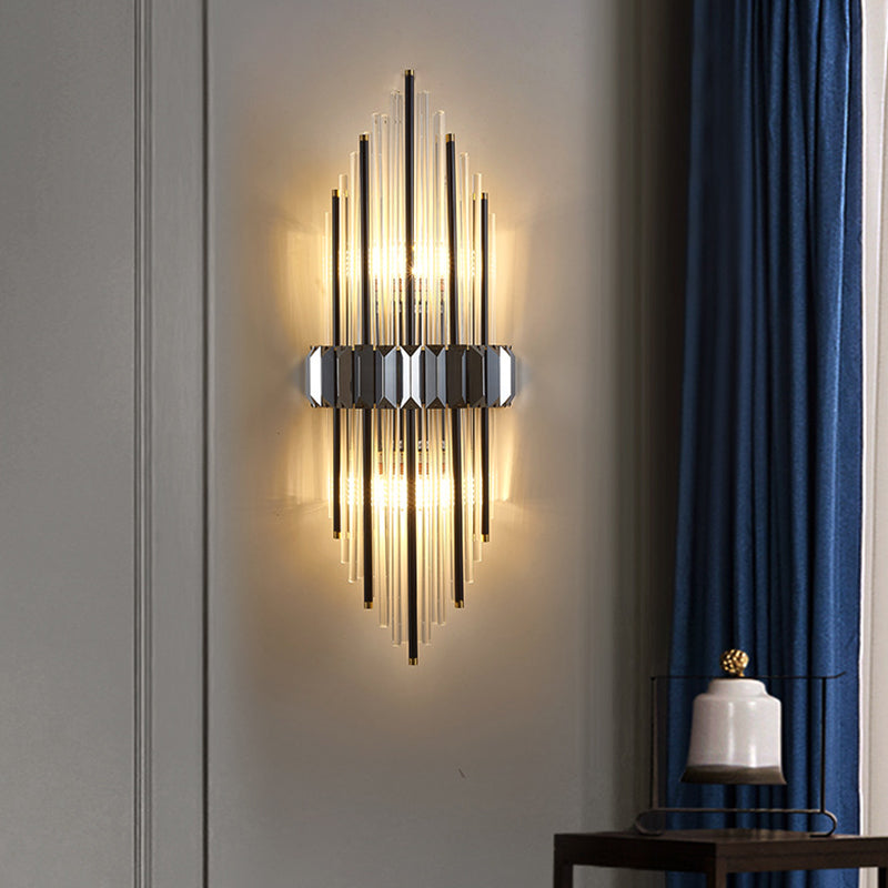 Lámpara de pared de pared de pared de cobre de 2 bombas