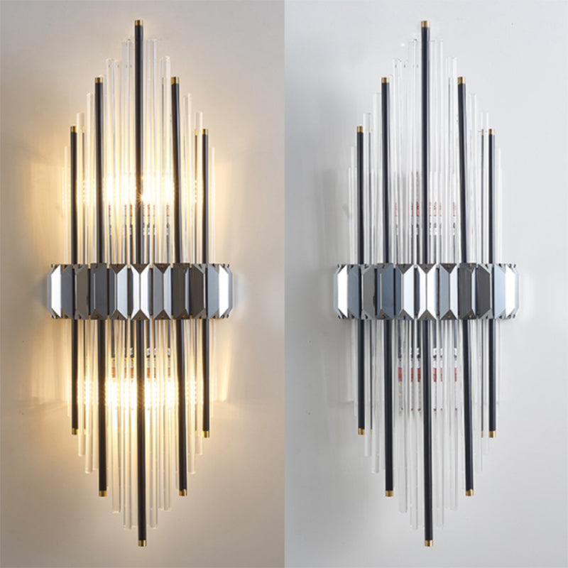 Lámpara de pared de pared de pared de cobre de 2 bombas