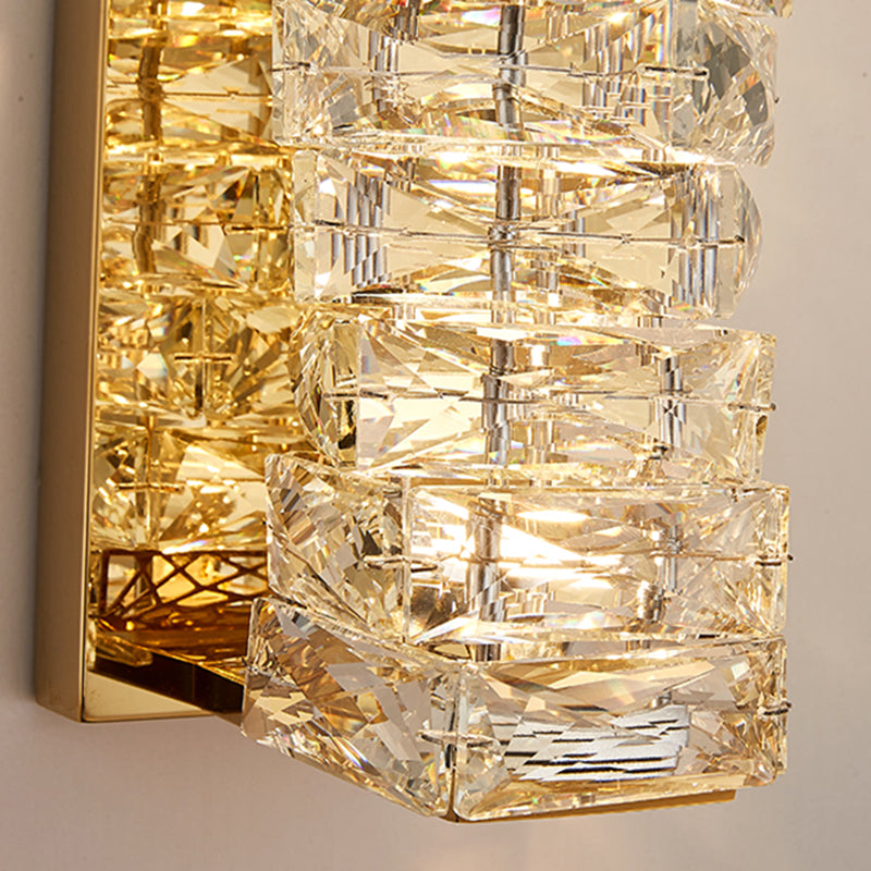 Postmoderne Wandleuchte Beleuchtung Kristallwand montiertes Lichter für Schlafzimmer Wohnzimmer