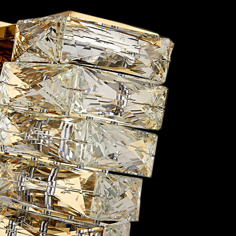 Postmoderne Wandleuchte Beleuchtung Kristallwand montiertes Lichter für Schlafzimmer Wohnzimmer