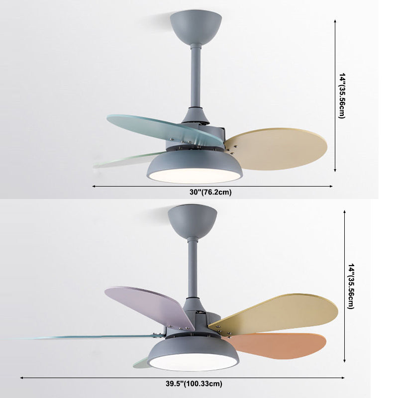 Éclairage de ventilateur suspendu rond