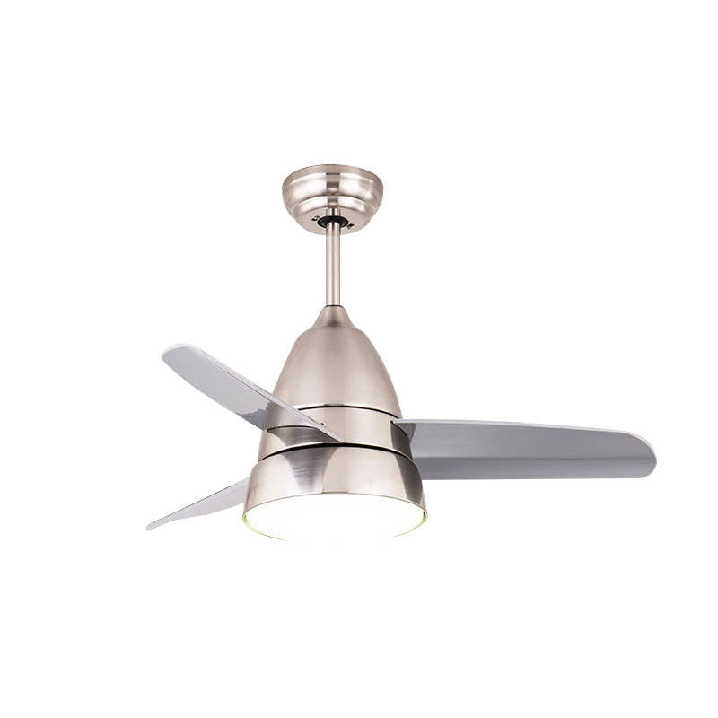 Éventail de pendentif en métal conique Light Nordic Style LED Semi Flush Mounted Plafond Ayémorrat pour salle à manger