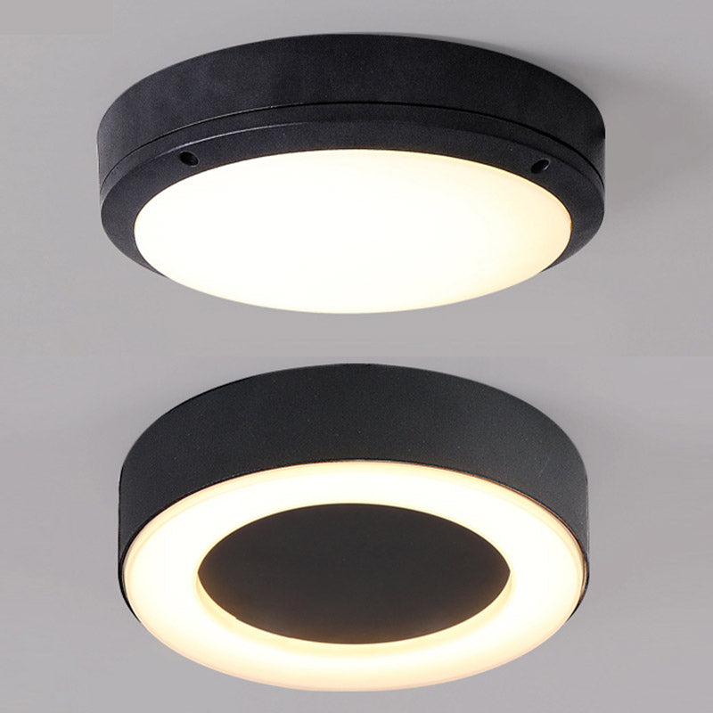 Lámpara de techo LED impermeable Lámpara empotrada de estilo tradicional moderno para balcón