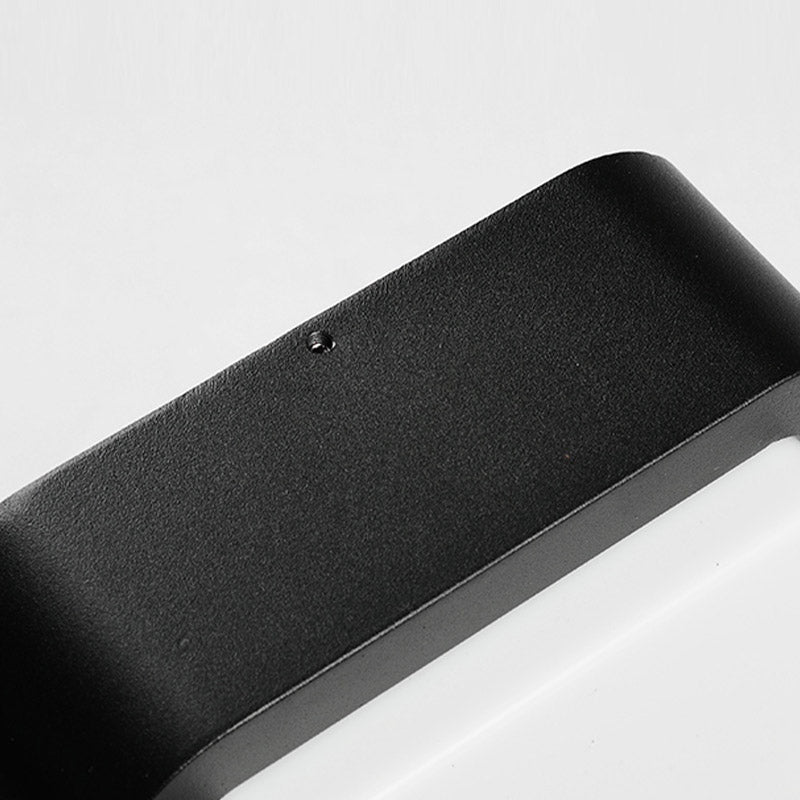 Lampe de plafond imperméable à l'ombre en plastique de lumière affleurante géométrique pour le balcon de cour