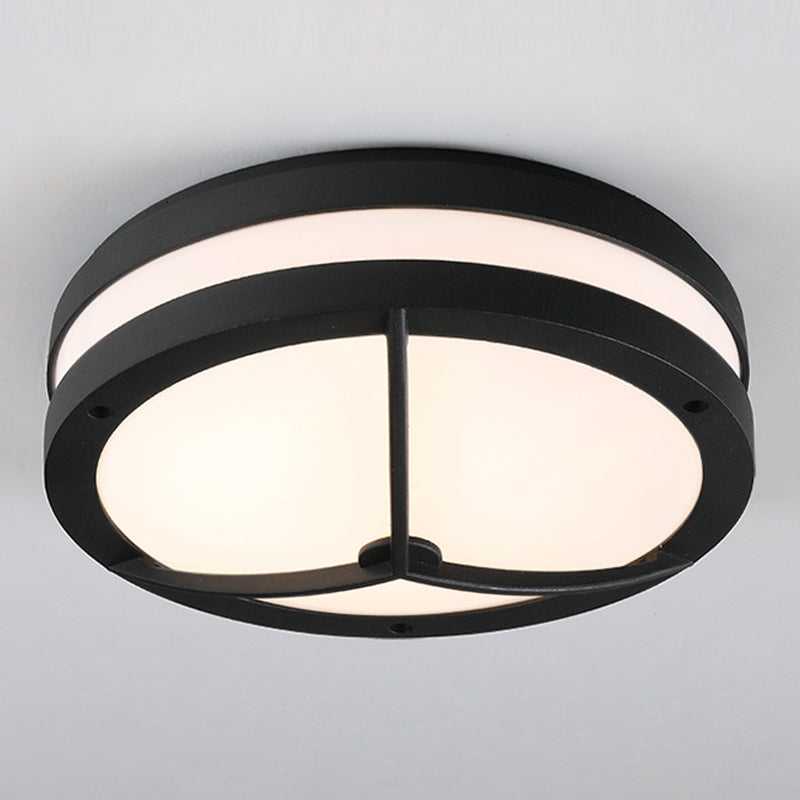 Contemporary Waterproof LED Ceiling Lamp Acrylic Flush Mount Light for Courtyard