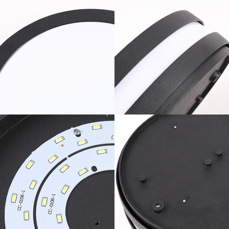 Contemporary Waterproof LED Ceiling Lamp Acrylic Flush Mount Light for Courtyard