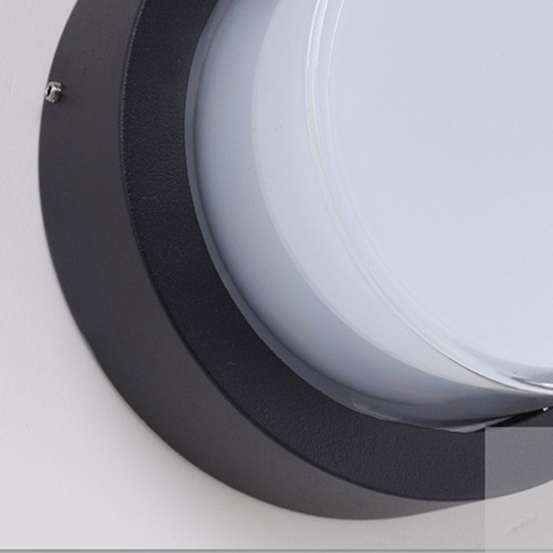 1-Light Flush Mount Light Halterung Herkömmliche LED in der Nähe von Deckenlampe mit weißem Acrylatschirm