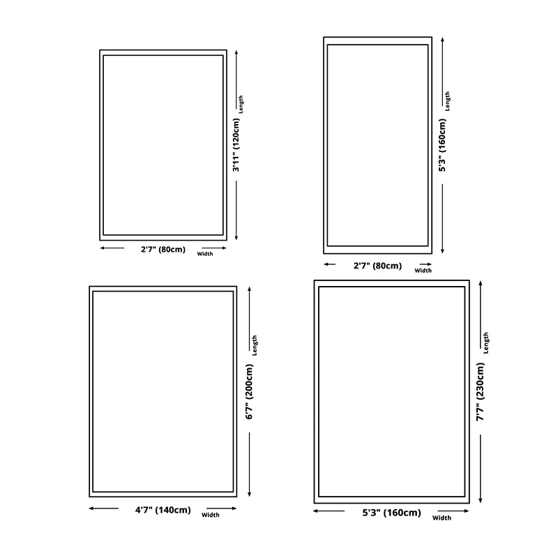 Tapis intérieur élégant Confort de motif géométrique tapis polyester le tapis de support antidérapant pour décoration intérieure