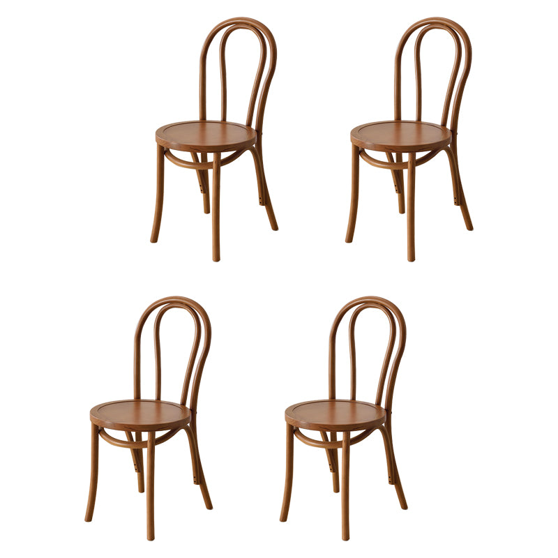 Le bois de hêtre de style moderne préside la cuisine arrière de Windsor dinant l'ensemble de chaise