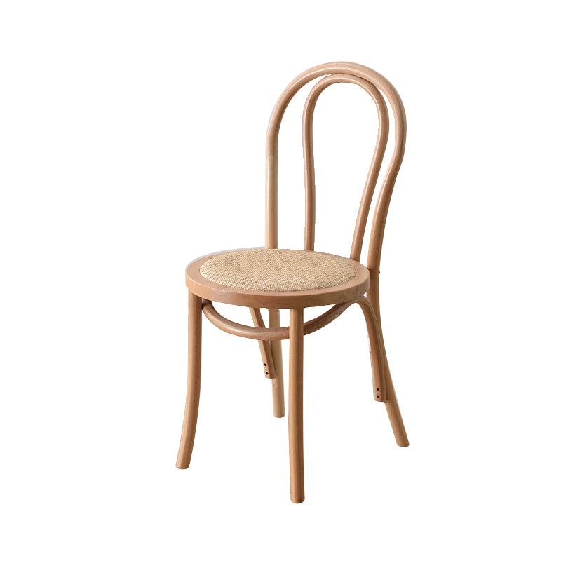 Le bois de hêtre de style moderne préside la cuisine arrière de Windsor dinant l'ensemble de chaise