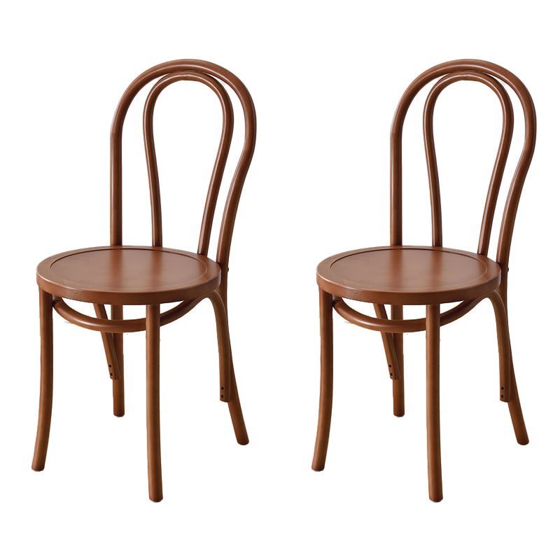 Le bois de hêtre de style moderne préside la cuisine arrière de Windsor dinant l'ensemble de chaise