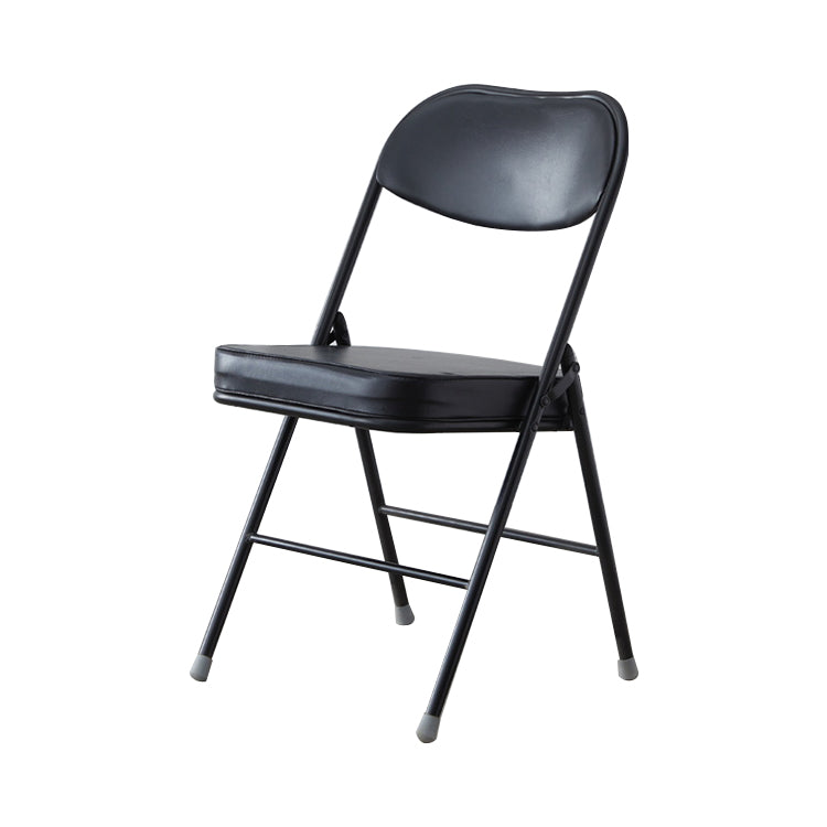Chaise d'intérieur et d'extérieur moderne, chaises d'appoint de salle à manger à dossier ouvert sans accoudoirs en métal